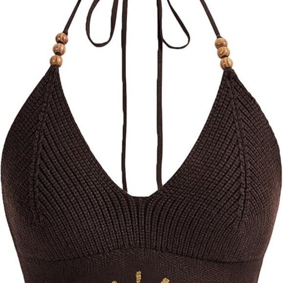 Women's Crop Halter Top - Picture 5 of 5